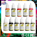 Micro permanent makeup pigment and permanent makeup tattoo color ink set supplier